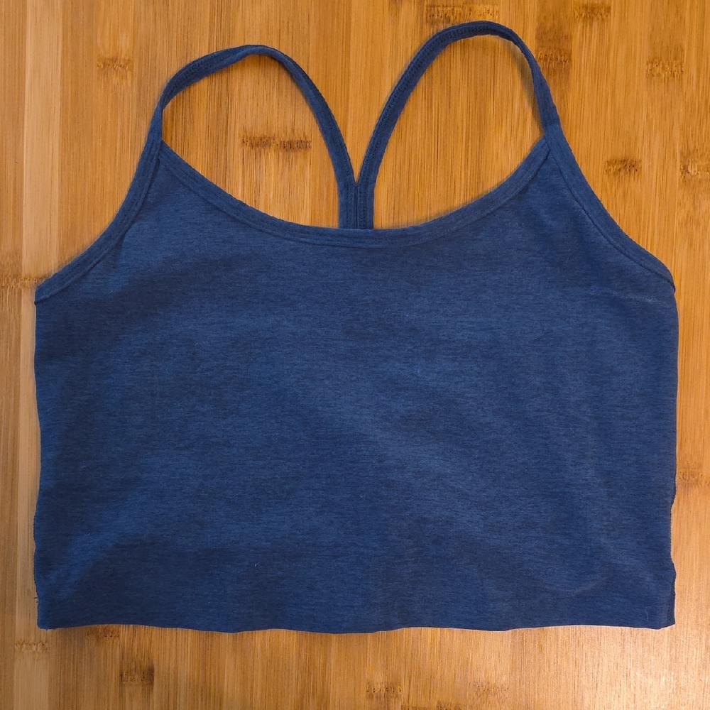 Beyond Yoga Deep Blue Top